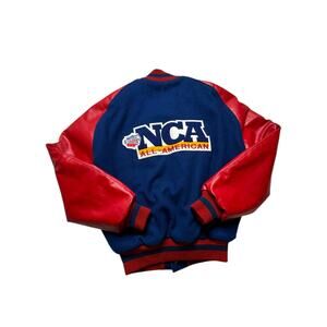 Vintage National Cheerleaders Association Varsity Jacket Size Medium
